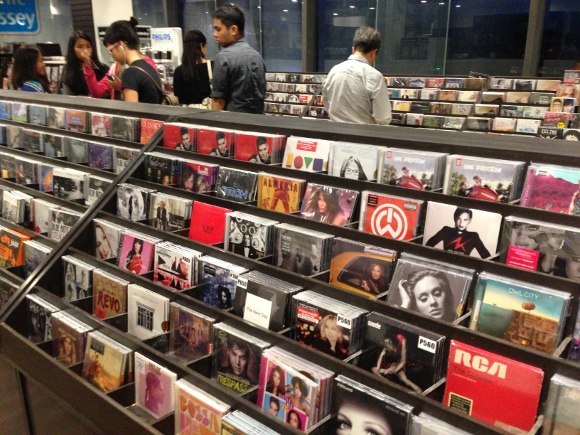 A view of the music section at Fully Booked Alabang Town Center